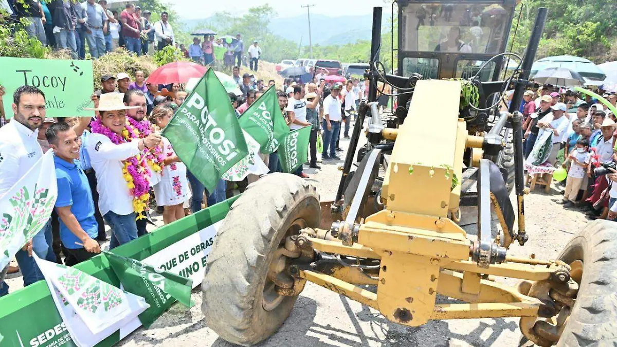 Más obras para la huasteca potosina