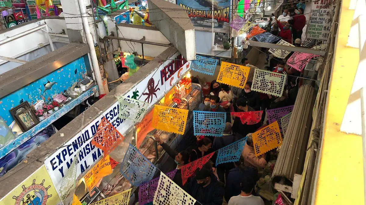 abarrotan mercado hidalgo
