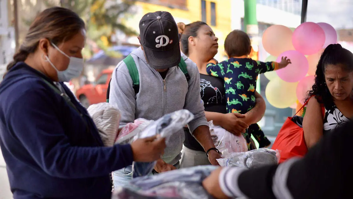 Entrega de ropa 
