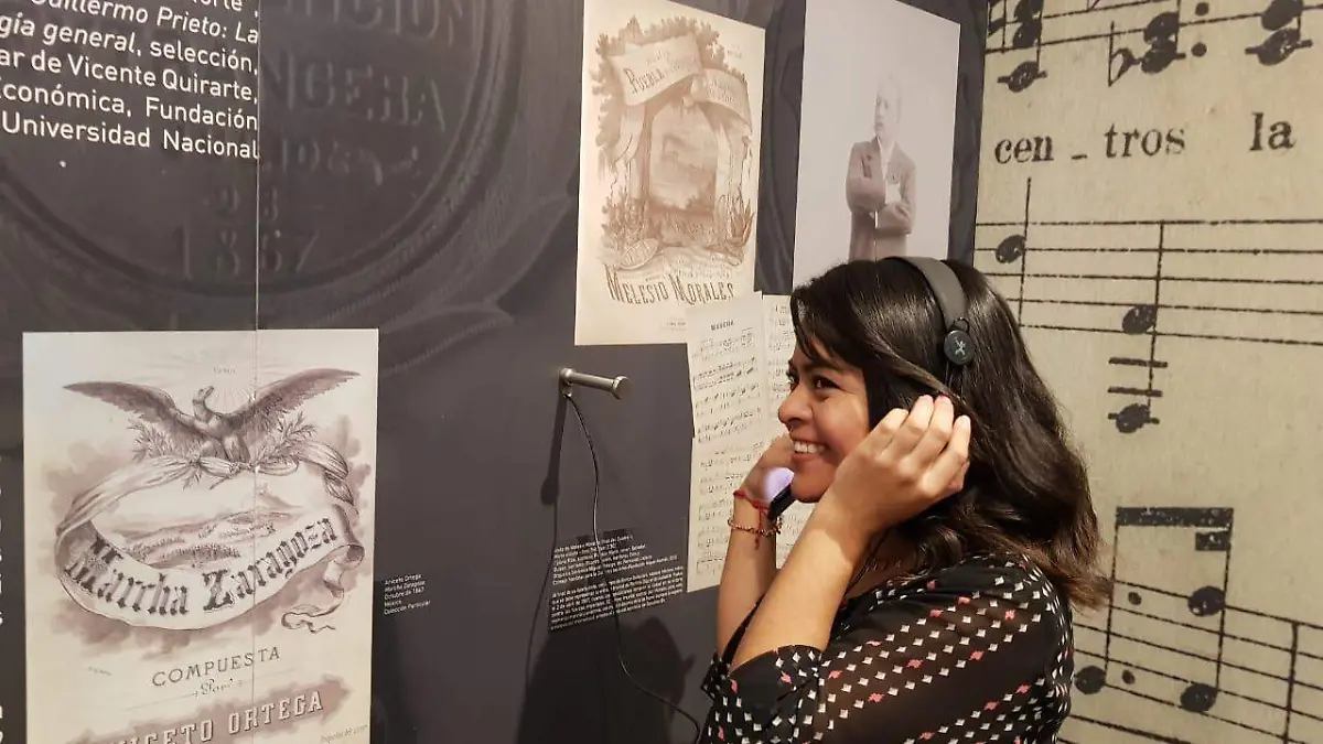 La Exposición muestra más de 160 años de historia del Himno Nacional Mexicano.
