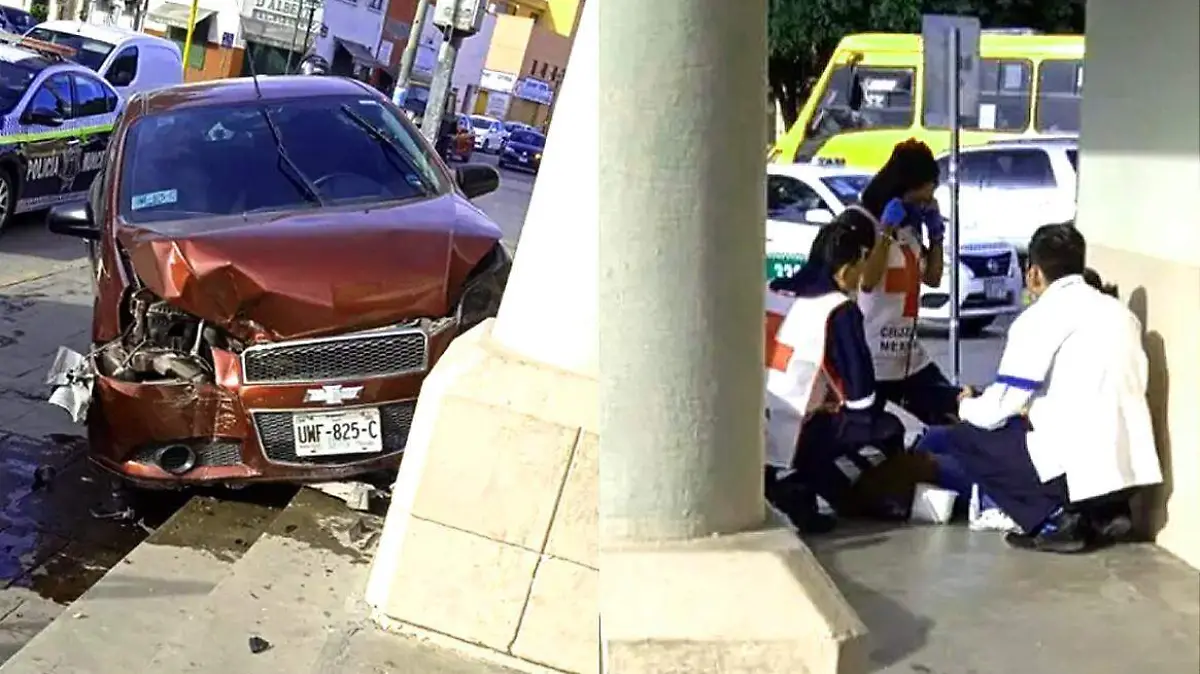 choque de mujer en coppel