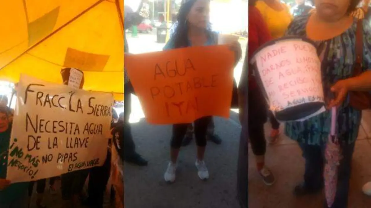 falta de agua