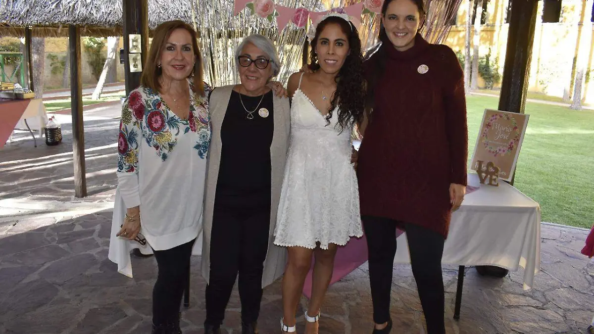 Adriana Rodríguez, Carmen Tapia, María José Cubos y Adriana Dueñas
