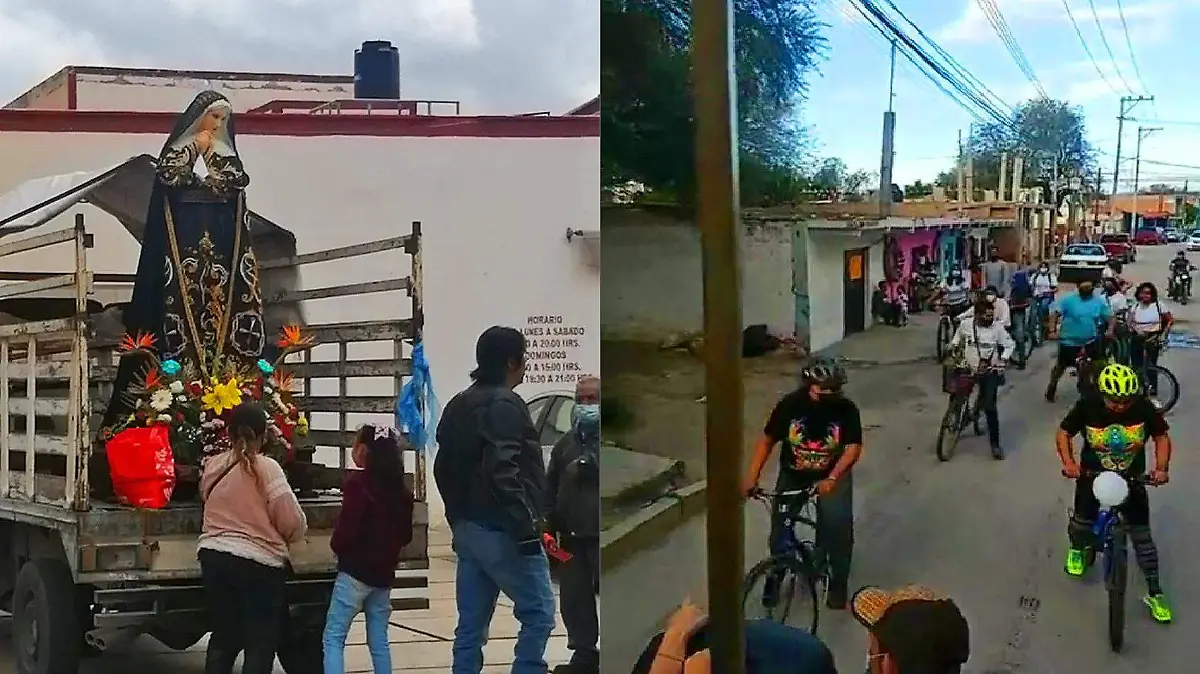 honor a la Virgen de la Soledad
