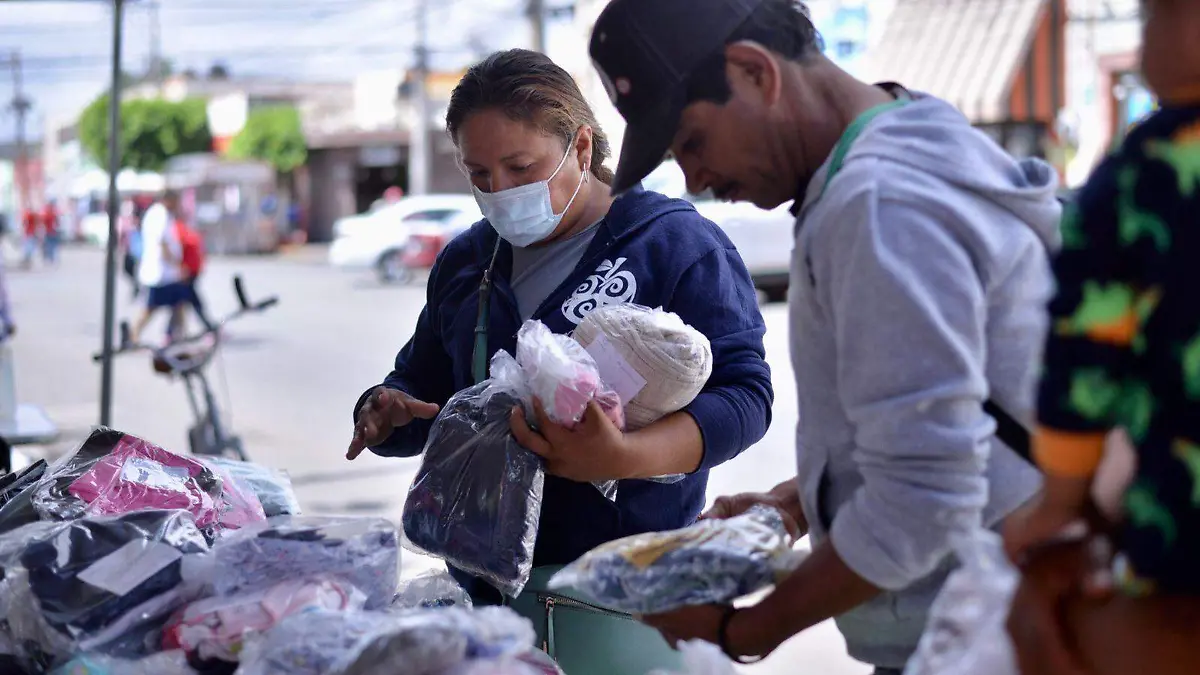 Entrega de ropa 