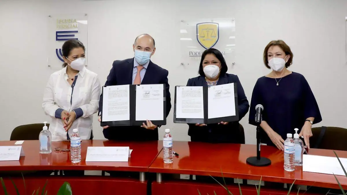 El Poder Judicial del Estado y el Ayuntamiento de San Luis Potosí firmaron convenio
