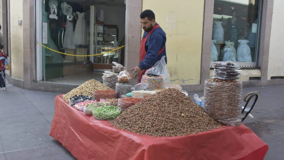 mercaderes de calle Hidalgo