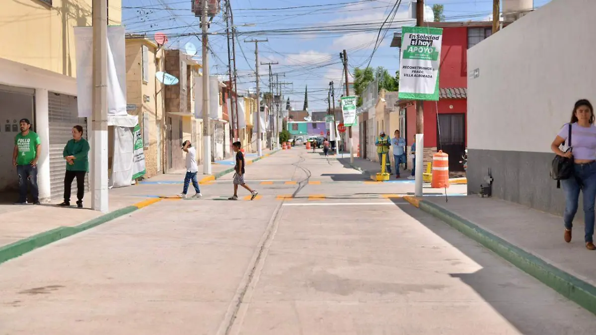Inauguración de pavimentación Calle constelación y villa Oriente, Villa Alborada (4)
