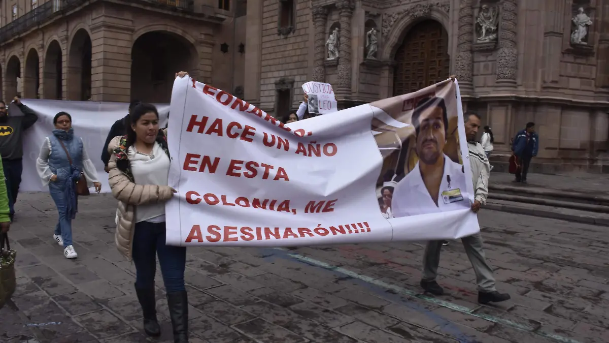 marcha justicia para Leonardo 1