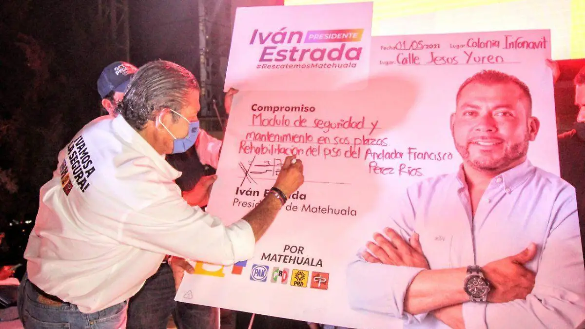 Octavio Pedroza en Matehuala