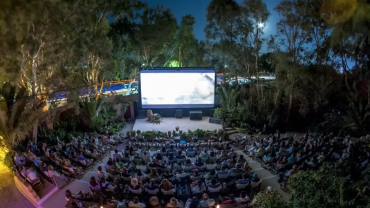 Cine al aire libre en Soledad