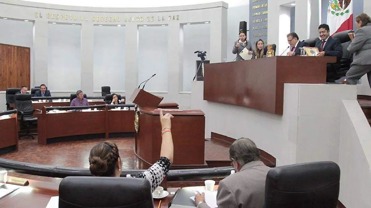 Sesion ordinaria en congreso del estado