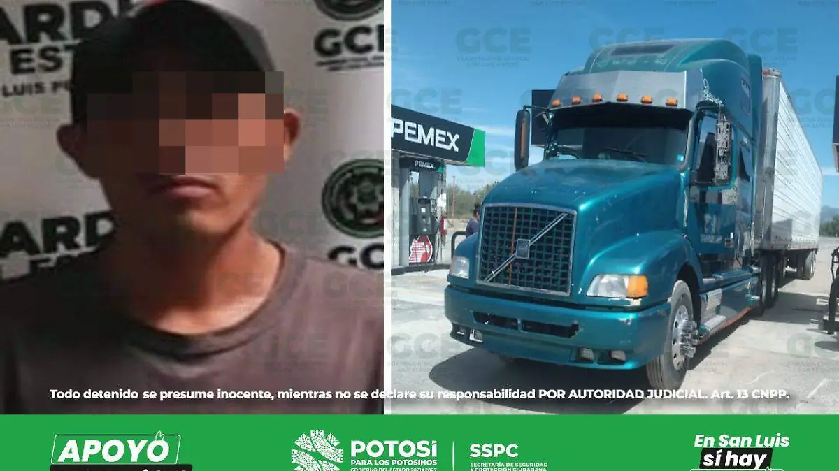 recuperan tracto camión