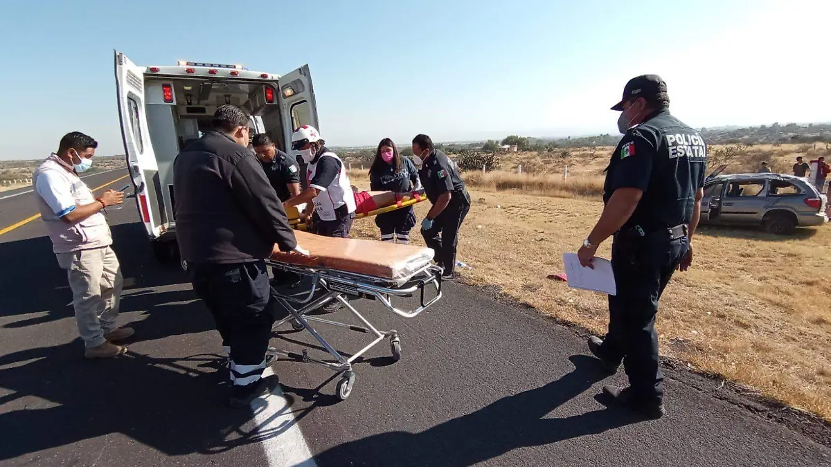 Fatal accidente en Villa de Arriaga 