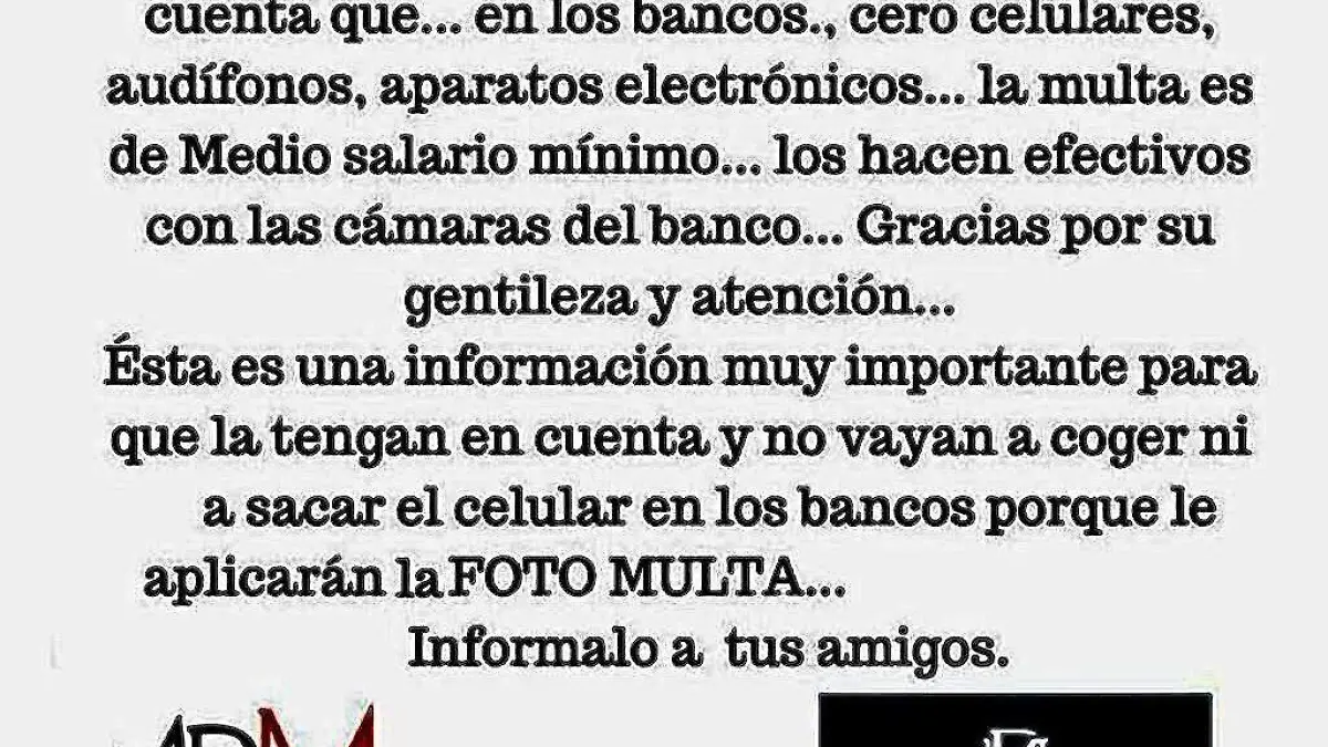 mensaje de whats bancos