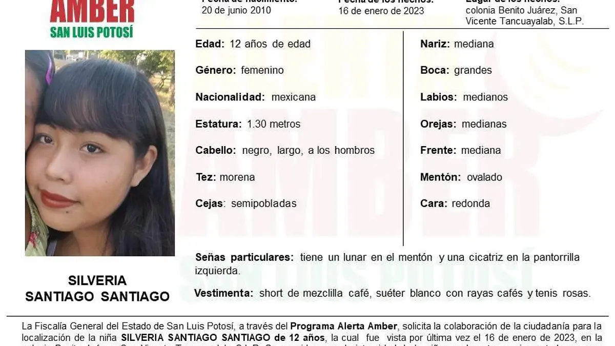 alerta amber