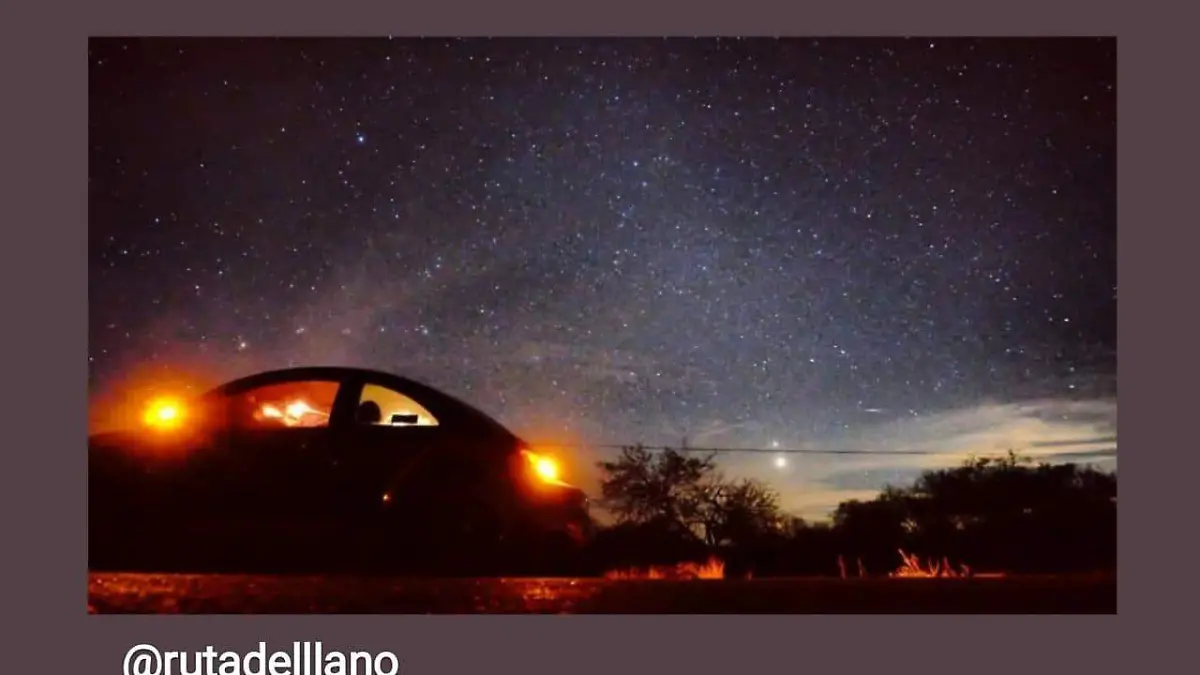 noche astronómica en la Ruta del Llano