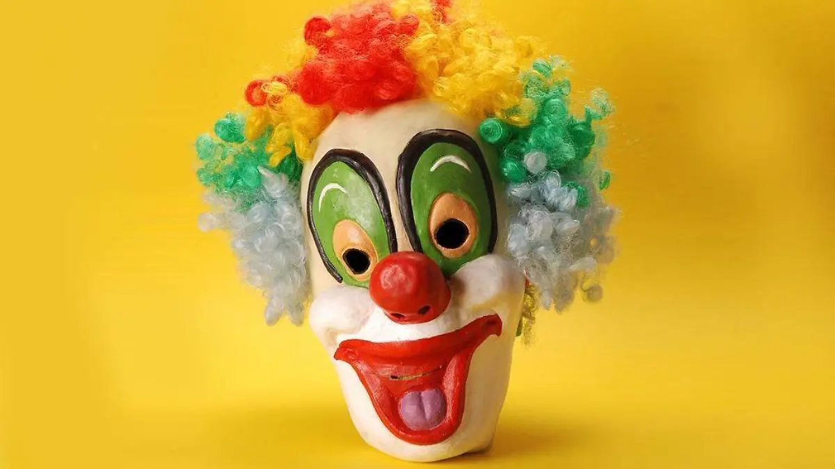 mascara de payaso