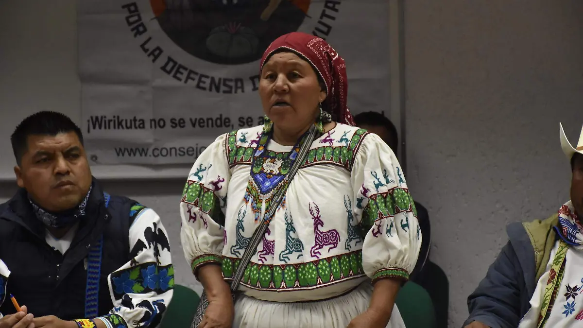 Comunidad Wirrarika rueda de prensa 9