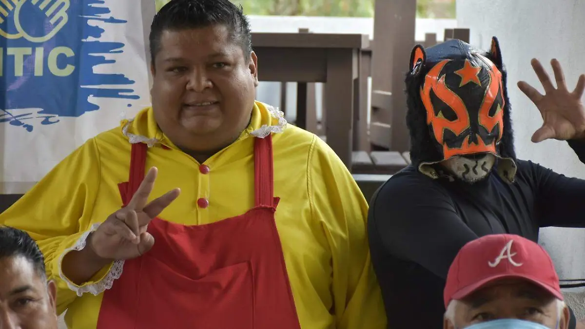 Todo está listo para esta gran función de lucha libre