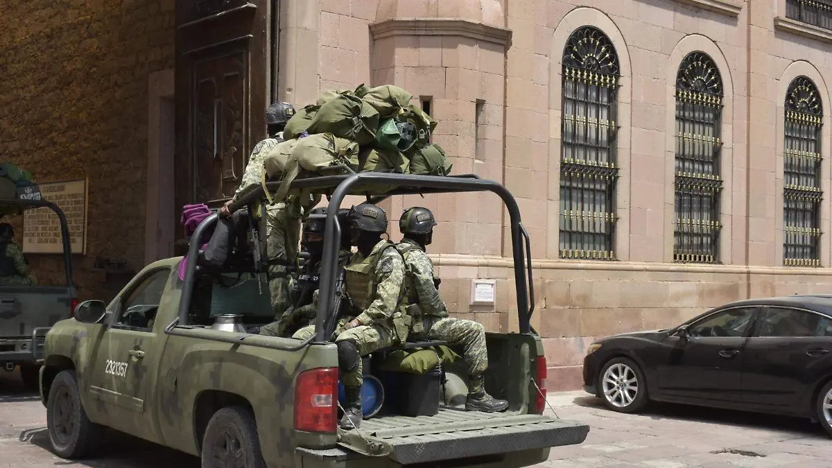 Militares arriban a Matehuala (3)