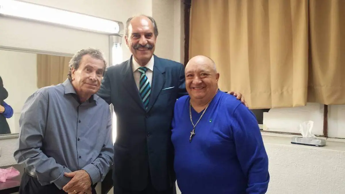 Luis Manuel Calzada con Zayas y de Alba