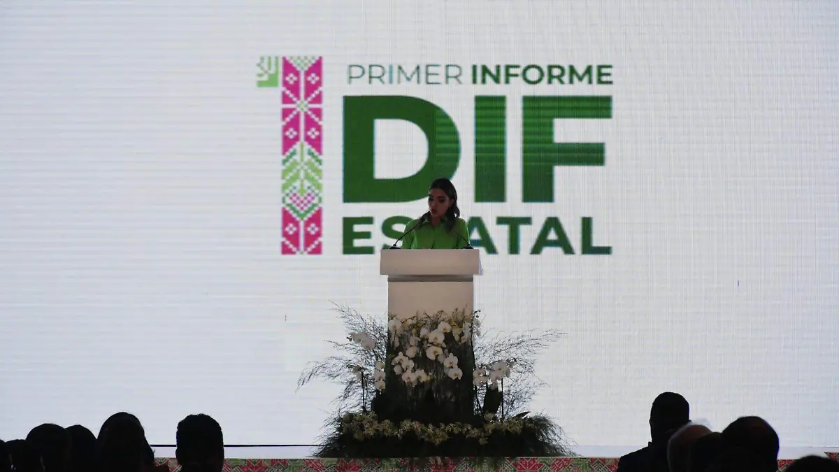 DIF Estatal, su primer informe de actividades