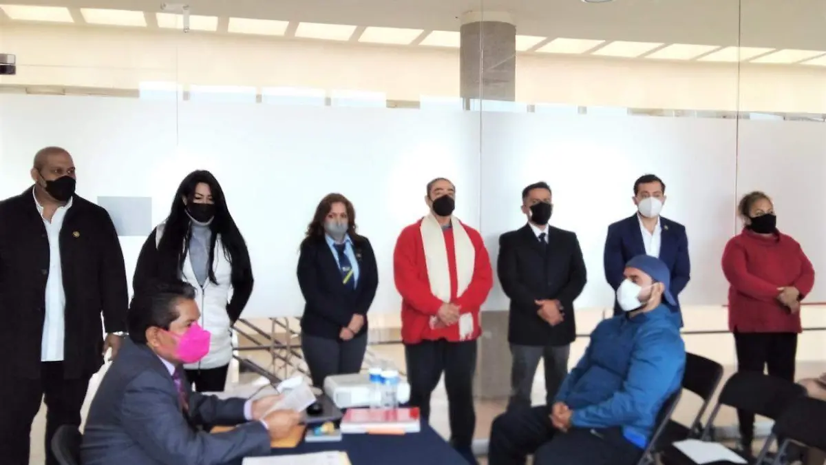 Rodrigo Garibay, representante de la FMFF, avaló y tomó protesta a la nueva mesa directiva