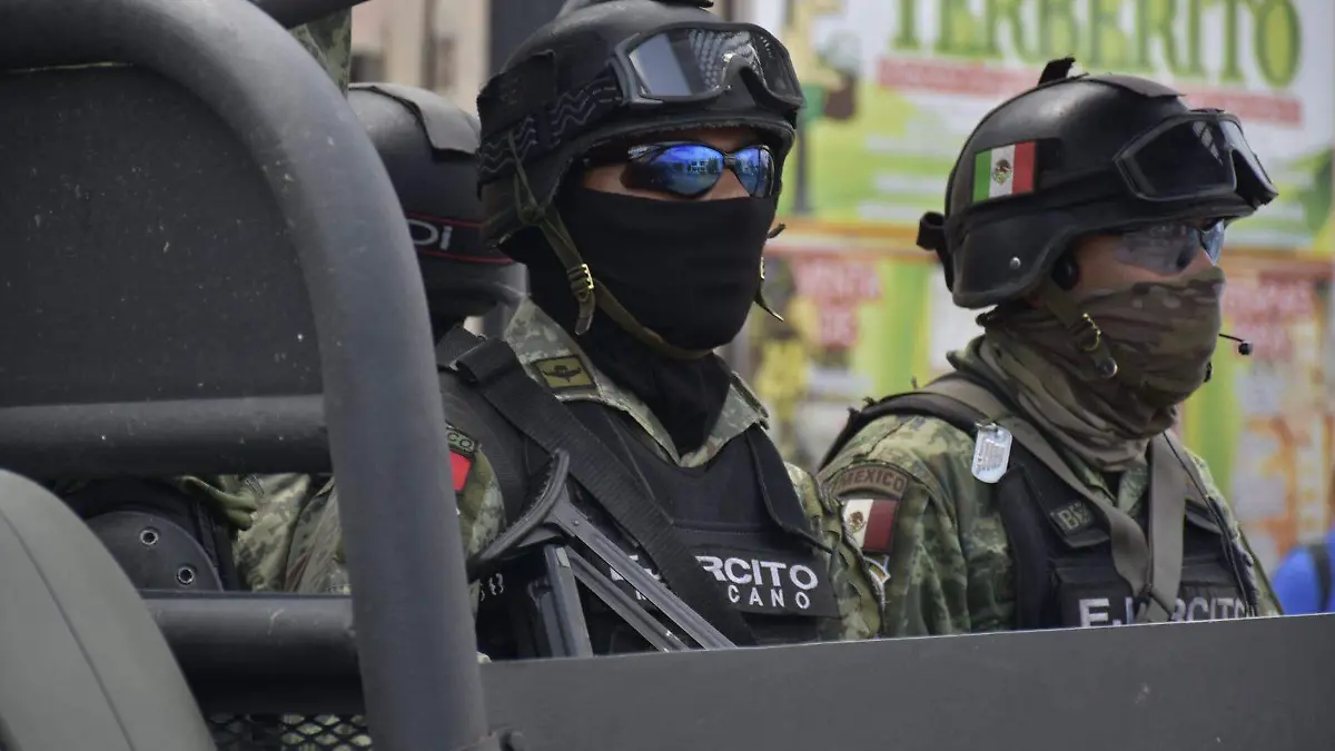 Militares arriban a Matehuala (1)