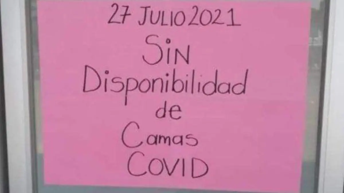 sin camas covid