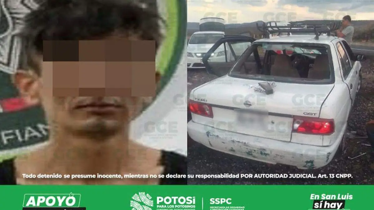 Robó vehículo en Villa Hidalgo
