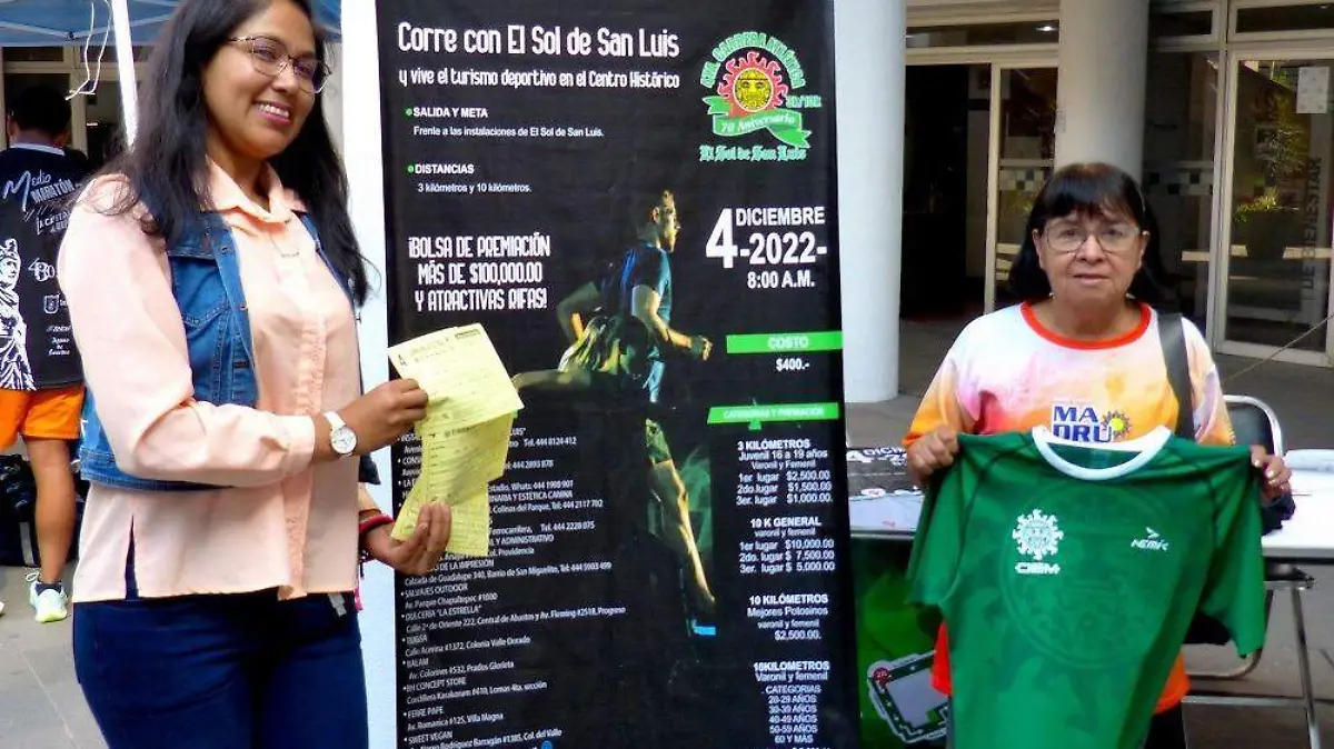 más de anotan a la carrera del sol