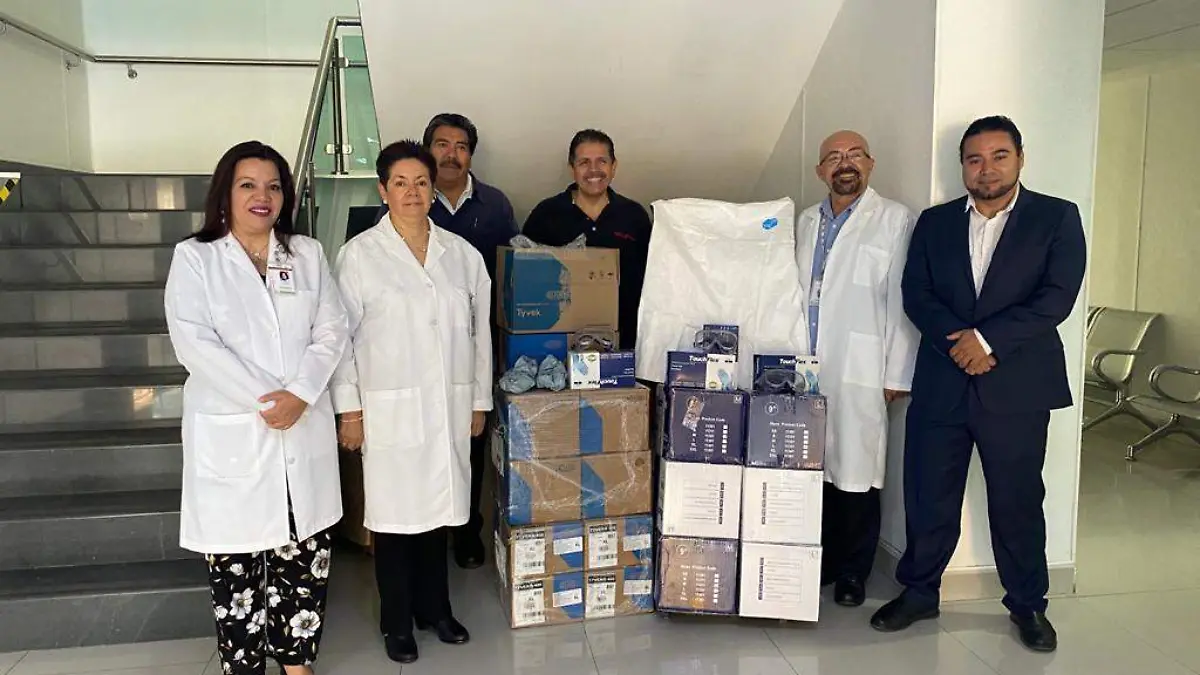 Draxton y Vitromex donan material ante la emergencia sanitaria