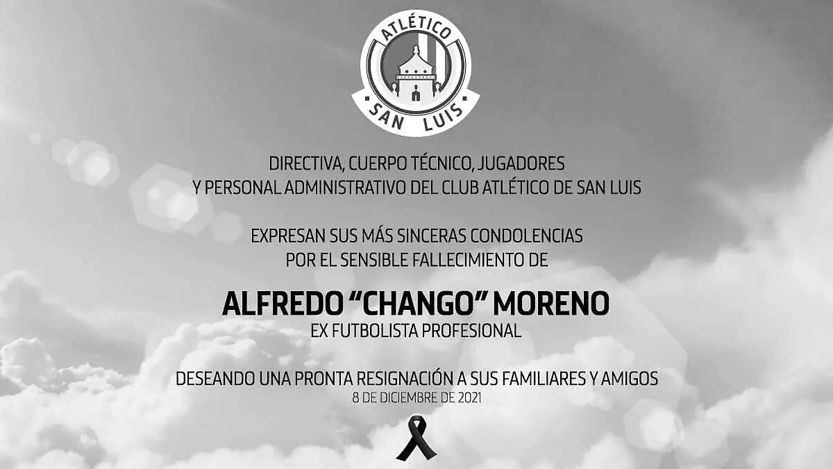 Fallece Alfredo "Chango" Moreno a los 41 años