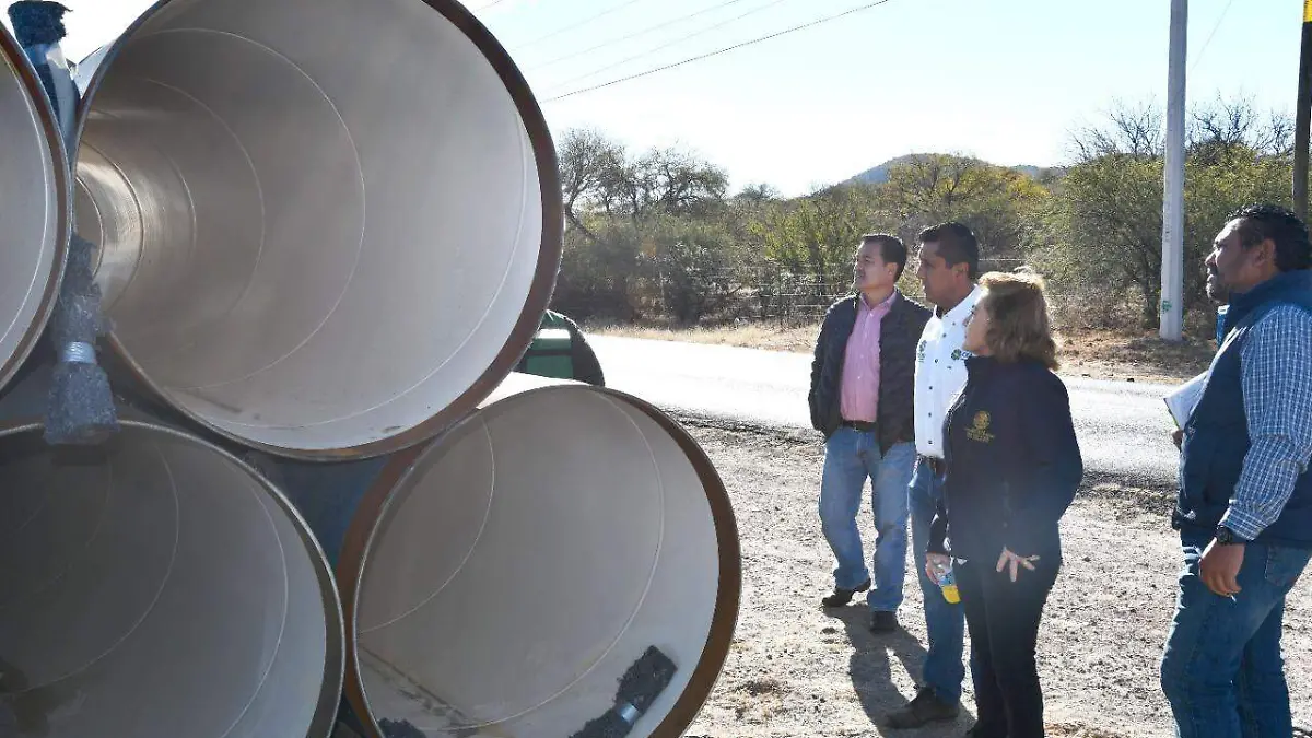 Supervisa CEA obras en acueducto El Realito