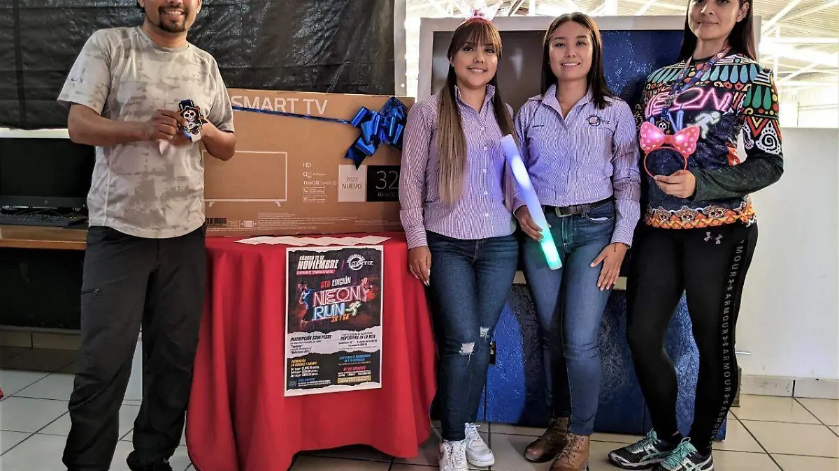  carrera atlética Neón Run (1)