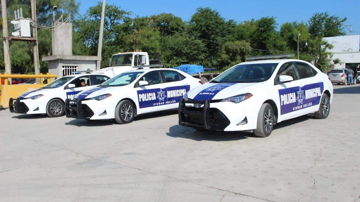 Policia Municipal de Ciudad Valles patrullas de valles