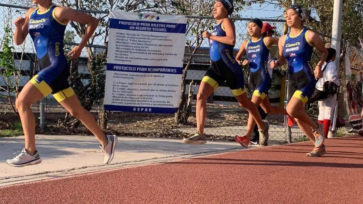 Alto nivel competitivo se vivió en la eliminatoria Estatal de Triatlón