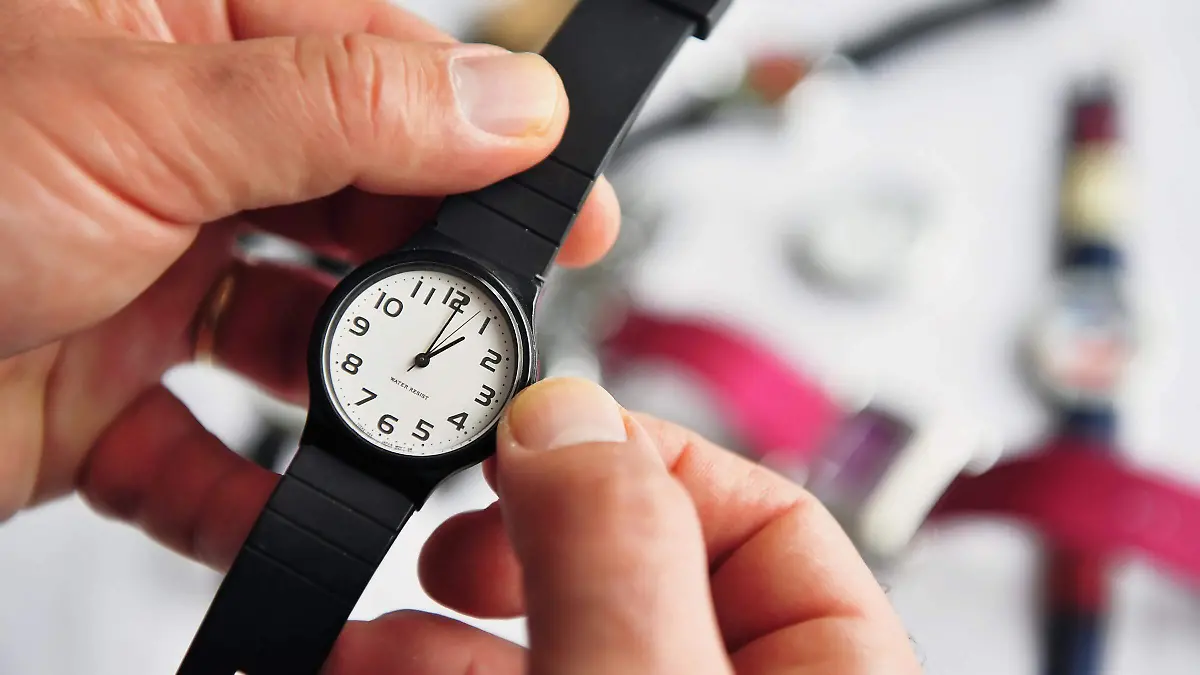 horario de verano reloj