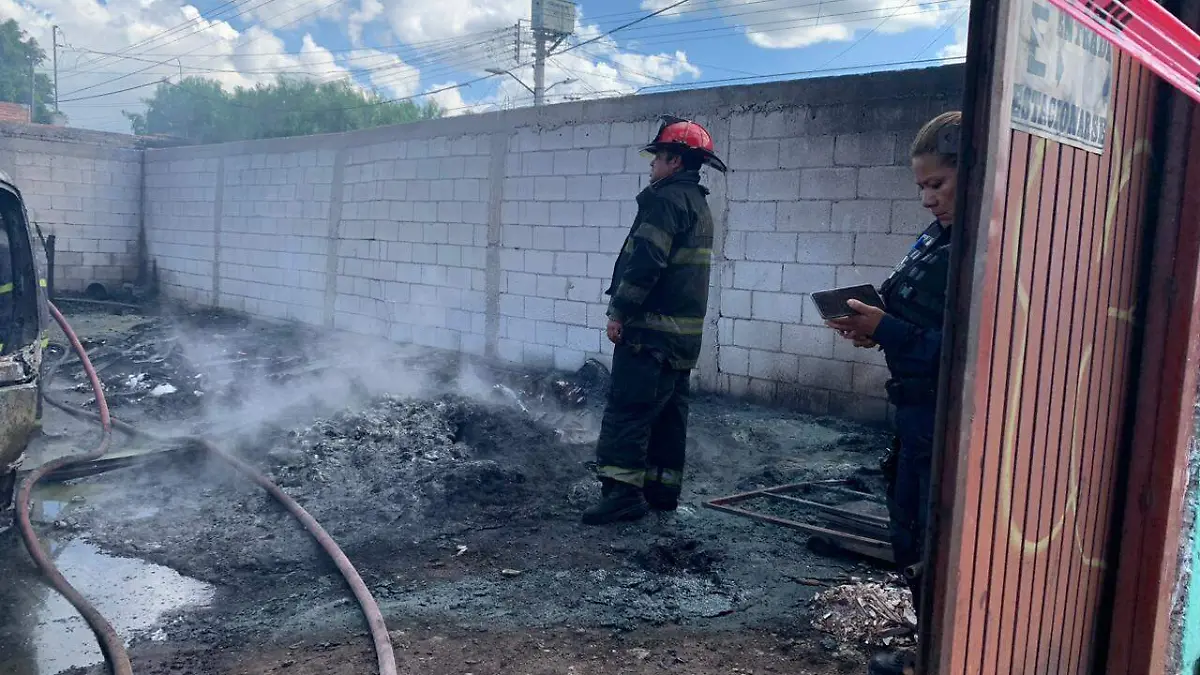 incendio en la progreso