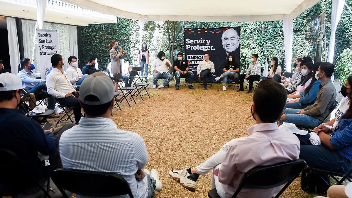 Enrique Galindo aspirante a la alcaldía de SLP