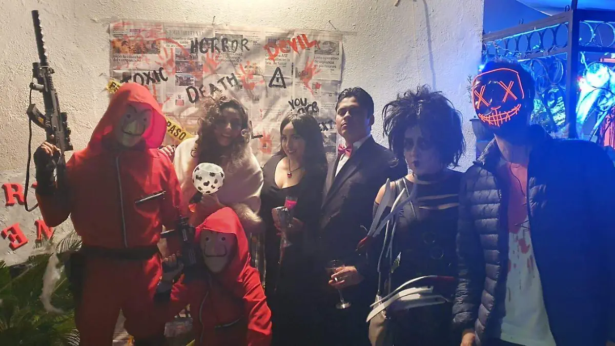 Divertida fiesta de disfraces 