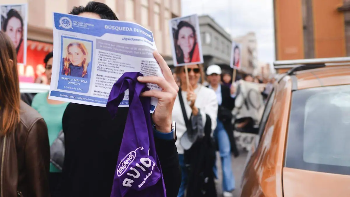 Marchan por la vida de la artista y conductora desaparecida en SLP