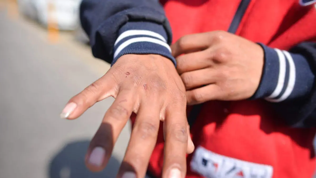 Bloquean Eje Vial para denunciar abuso policial de la Guardia Civil Estatal