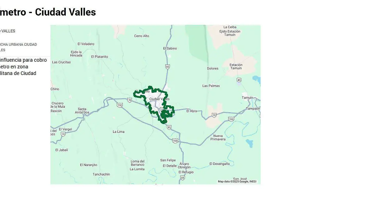 Taxímetro Ciudad Valles