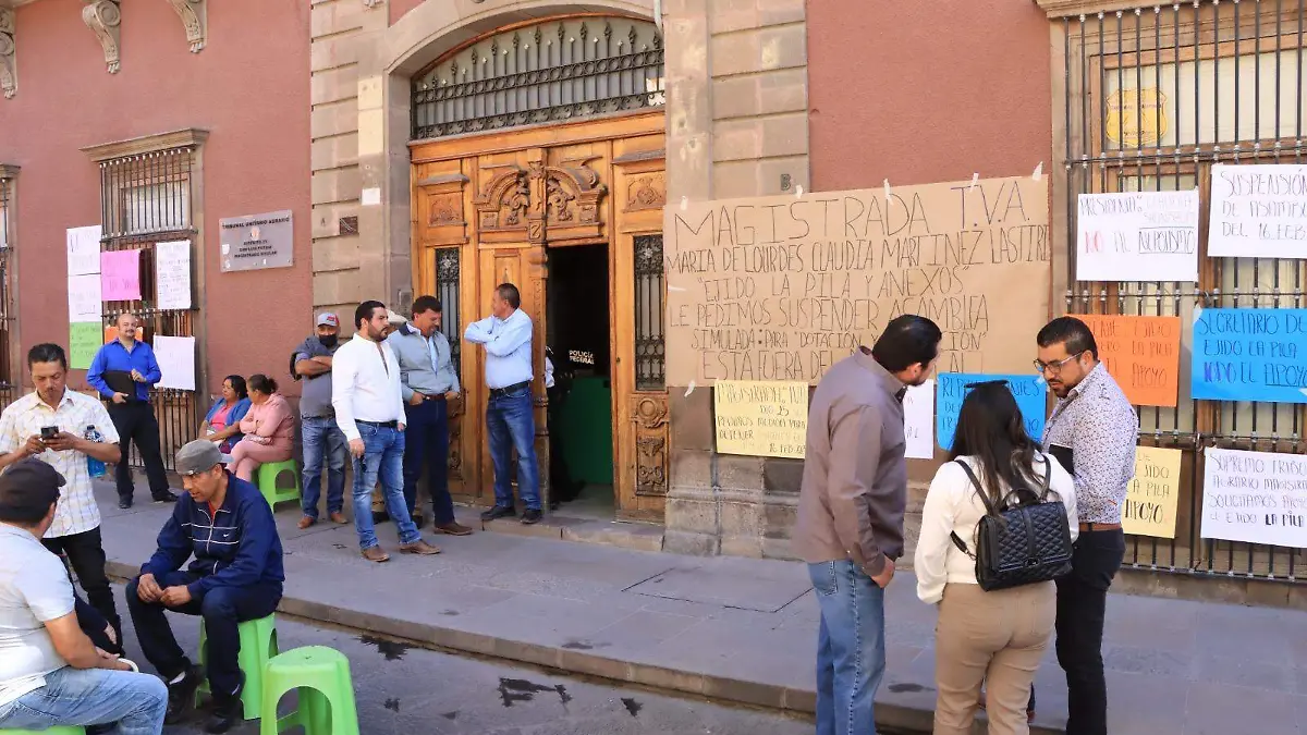 Ejidatarios de La Pila