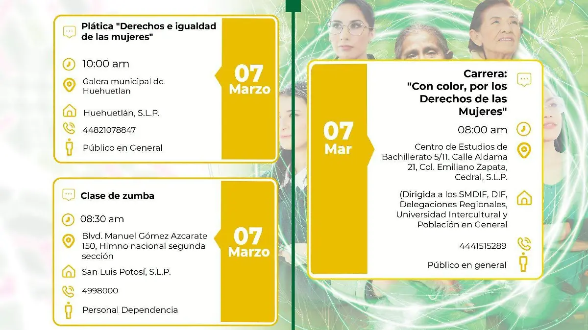 Con color, por los derechos de las mujeres” 