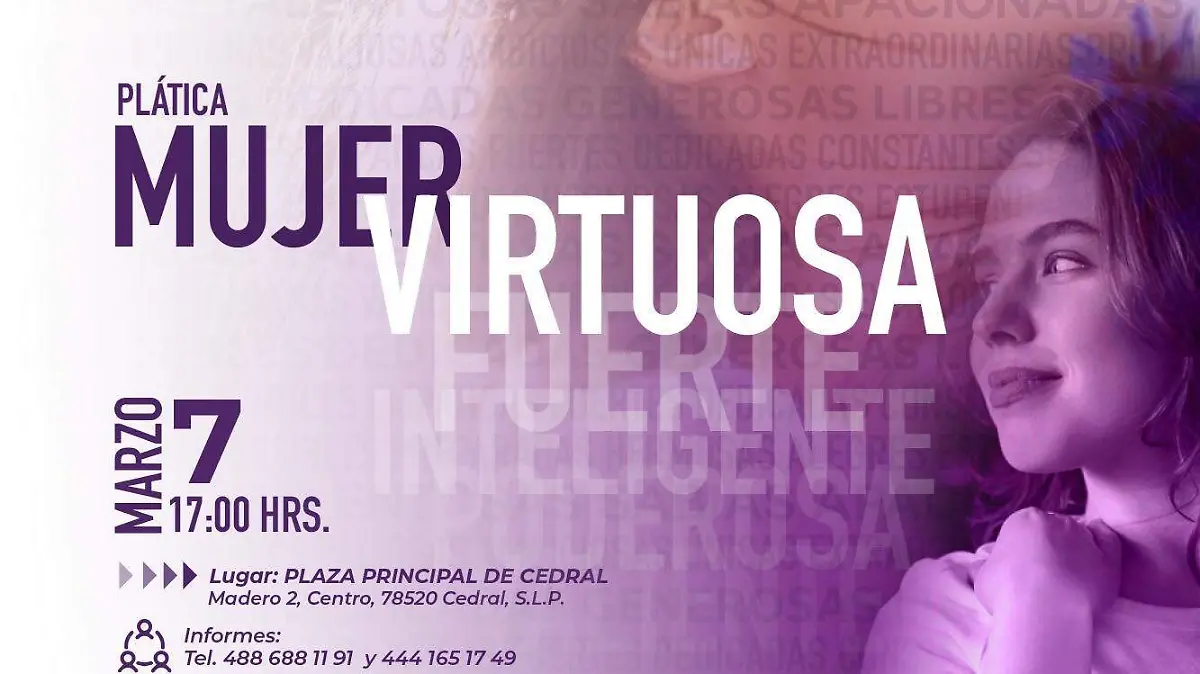 Plática “Mujer Virtuosa”
