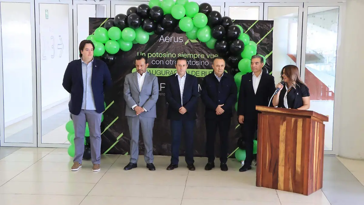 Inauguración de la ruta SLP - AIFA