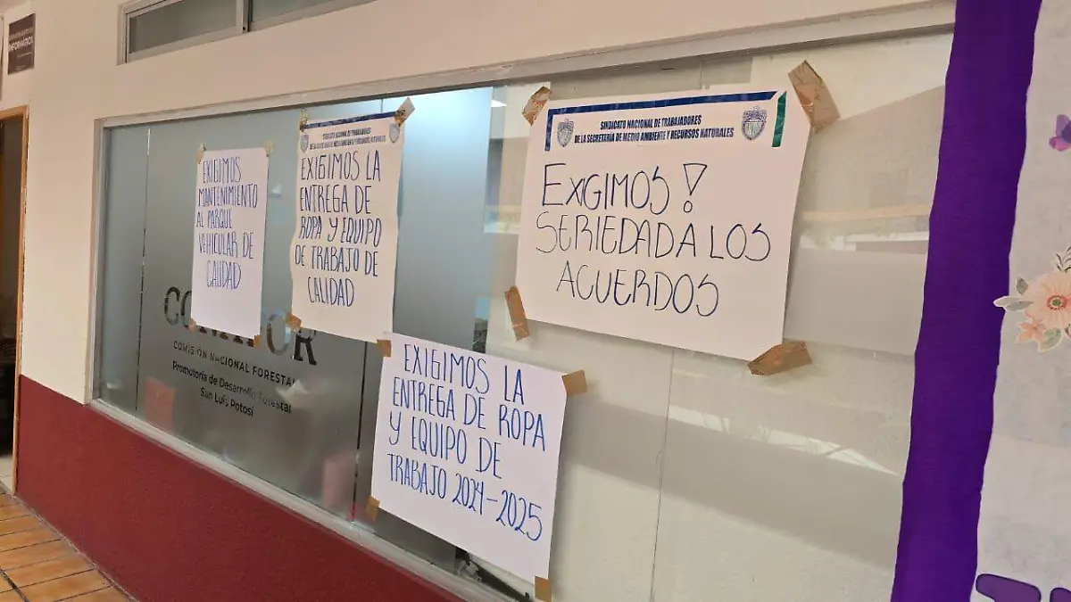 Protesta Brigadistas Conafor